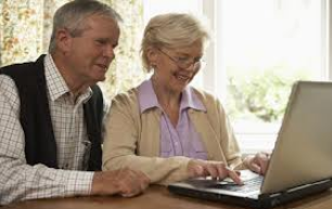 Internet lessons for seniors